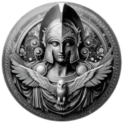 Ρολόι Τοίχου "Θεοί του Ολύμπου η Αθηνά"