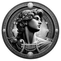 Ρολόι Τοίχου "Θεοί του Ολύμπου ο Απόλλων"