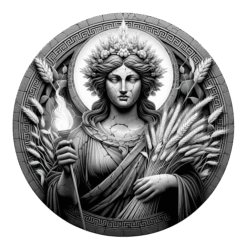 Ρολόι Τοίχου "Θεοί του Ολύμπου η Δήμητρα"