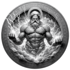 Ρολόι Τοίχου "Θεοί του Ολύμπου ο Δίας"