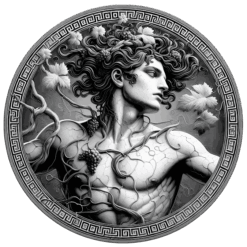 Ρολόι Τοίχου "Θεοί του Ολύμπου ο Διόνυσος"