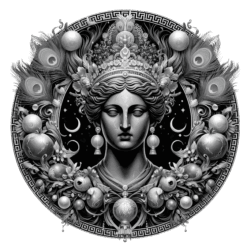 Ρολόι Τοίχου "Θεοί του Ολύμπου η Ήρα"