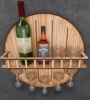 Wall Mounted Drink Bar